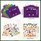 Halloween Paper Cartoon Theme Photo Frame DIY Art Craft Kits for Kindergarten Preschool Kids with Stickers for Party Favor Home Classroom Decoration Supplies